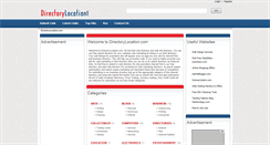 Desktop Screenshot of directorylocation.com