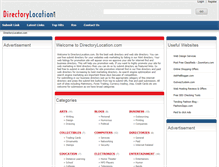 Tablet Screenshot of directorylocation.com